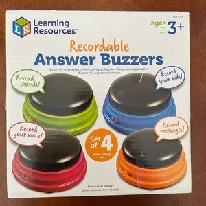 Learning Resources Recordable Answer Buzzers